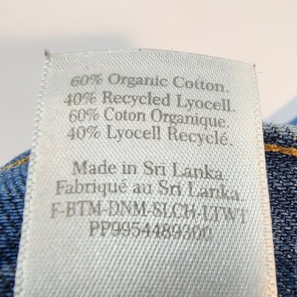 Everlane‎ The Summer Slouch Jean Organic Cotton Stretch Denim Jeans Mid Wash 26 - Picture 7 of 10